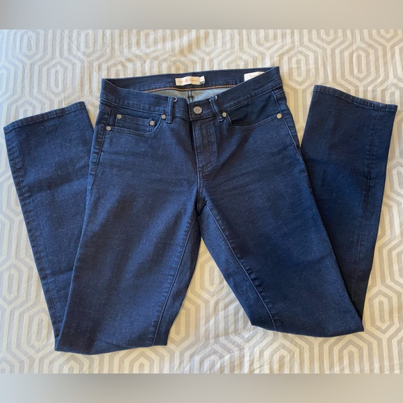 Tory Burch Denim - EUC Tory Burch Dark Wash Denim Blue Jeans approx 32” inseam.